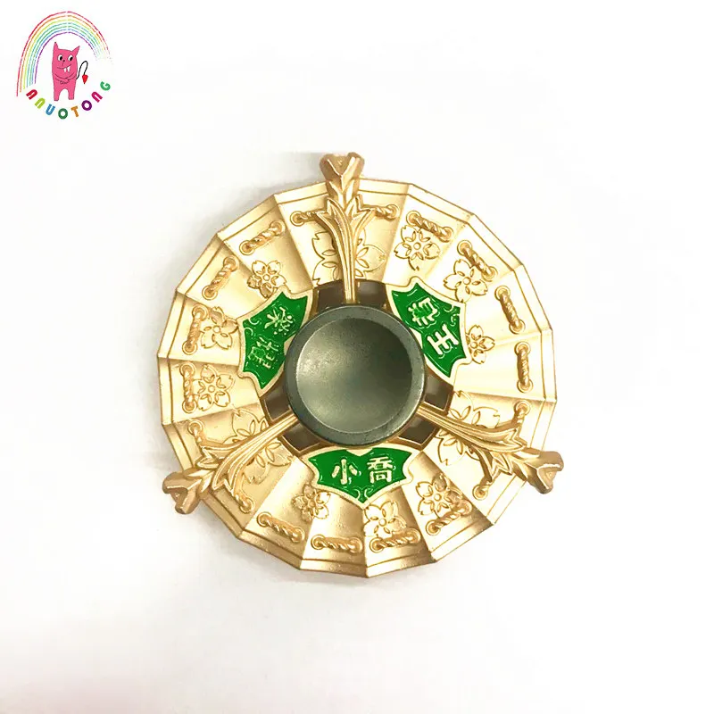 xiaoqiao Горячая EDC Tri-Spinner Металлический фиджет-Спиннер антистресс ручной Спиннер Vinger Wiel Спиннеры ADHD Speelgoed - Цвет: xiaoqiao