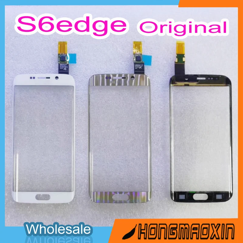 1 шт. оригинальный Сенсорный экран Панель для Samsung Galaxy S6 Edge g925 G925F ЖК-дисплей