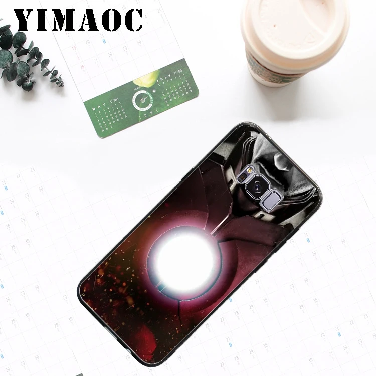 YIMAOC A30 Железный человек Марвел Мягкий силиконовый чехол для телефона samsung Galaxy S9 S8