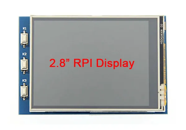2.8 Inch RPI LCD 2,4/2,8 дюймов 320*240 Сенсорная панель TFT ЖК-модуль экран дисплей для Raspberry Pi GPIO вход - Цвет: 2.8 Inch RPI LCD