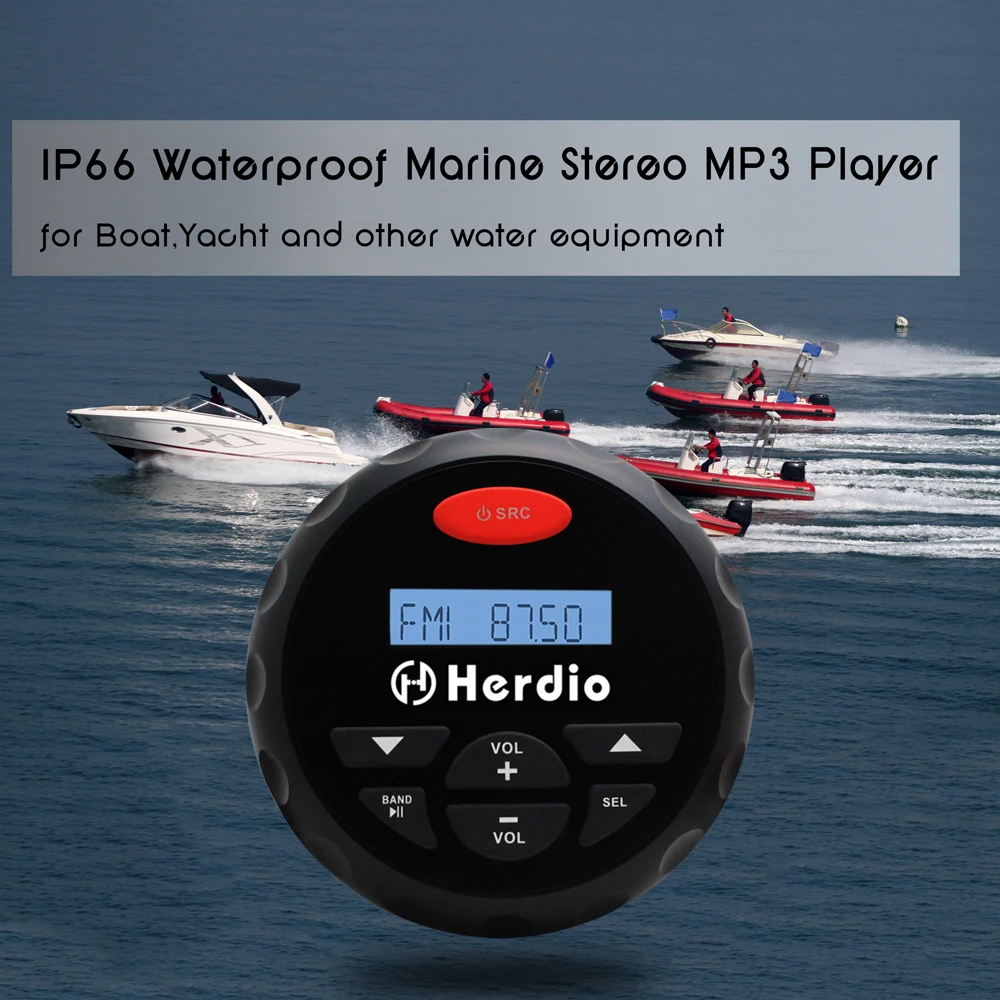 Радиоприемник с поддержкой Bluetooth и FM/AM 45 дюймов|bluetooth marine|bluetooth marine radioradio fm |