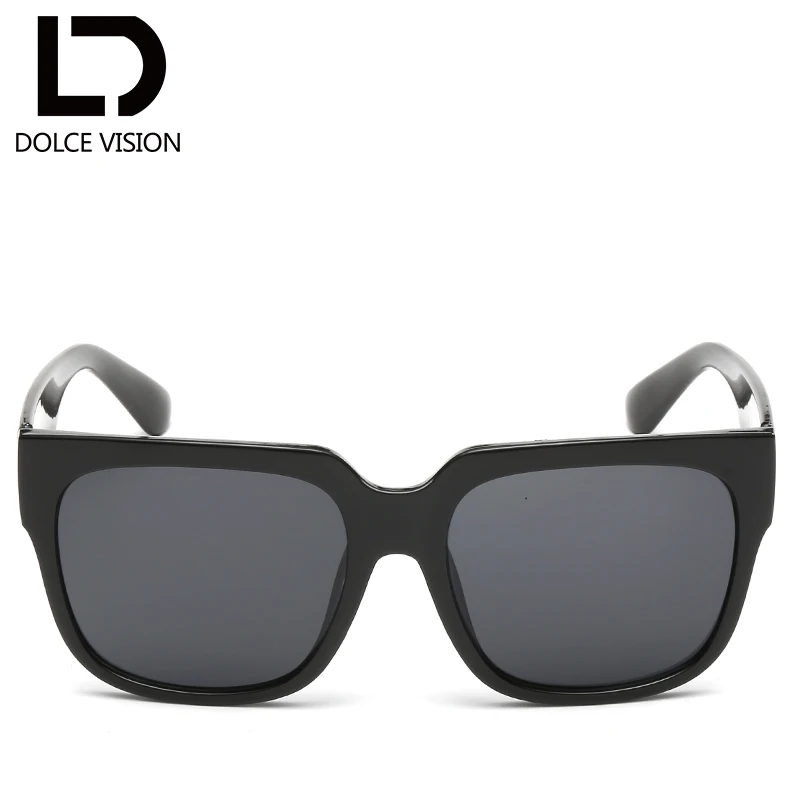 Мужские и женские оригинальные фирменные очки dolce&vision модные черного цвета|de