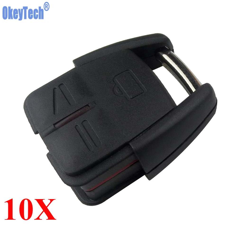 OkeyTech 10 шт./лот 3 кнопочный корпус дистанционного ключа для VAUXHALL OPEL VECTRA ASTRA ZAFIRA
