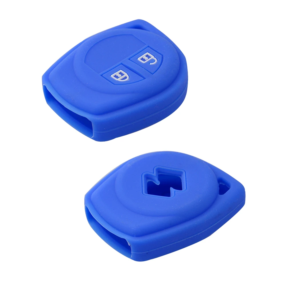 Силиконовая резиновая прокладка OkeyTech с 2 кнопками чехол для автомобильного ключа