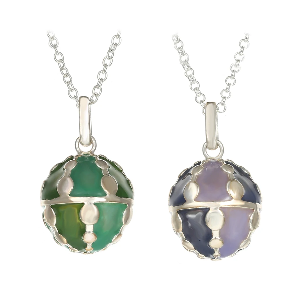 Ожерелье с подвеской в виде эмалированного шара подвески головы для беременных