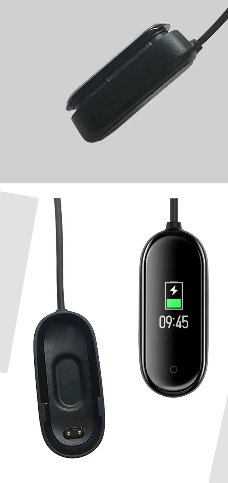 20 см usb зарядный док-кабель для Xiaomi mi Band 4 сменный Шнур зарядное устройство адаптер для mi band 4 смарт-браслет аксессуары