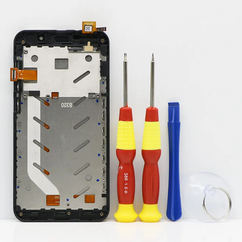 

New original Touch Screen LCD Display For KOMU K4 Digitizer Assembly With Frame Replacement Parts+Disassemble Tool
