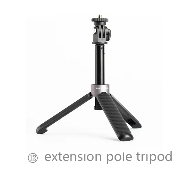 13 типов опционально PGYTECH DJI OSMO Карманный адаптер Держатель клип селфи палка штатив Экшн камера Gimbal аксессуары - Цвет: Светло-голубой