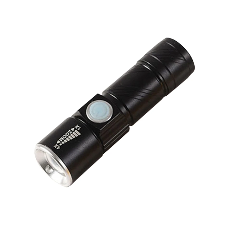 

New Portable USB Rechargeable Flashlight Mini Handheld Camping Torch Light Lamp