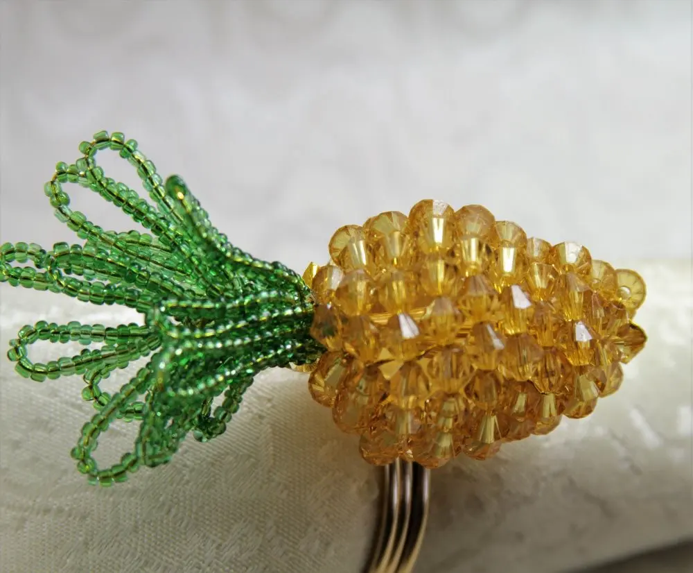 Хрустальные бриллиантовые фруктовые дешевые кольца для салфеток держатель