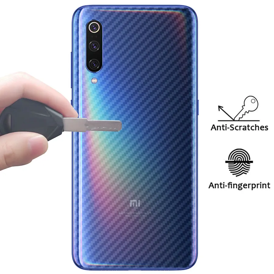 Jappinen 10 шт./лот 3D углеродное волокно задняя крышка протектор экрана для Xiaomi mi 9 SE
