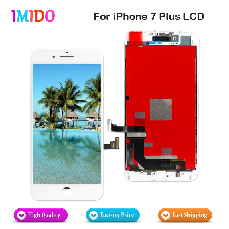 5 шт. ЖК дисплей для iPhone 7 Plus OEM сенсорный экран дигитайзер сборка без битых