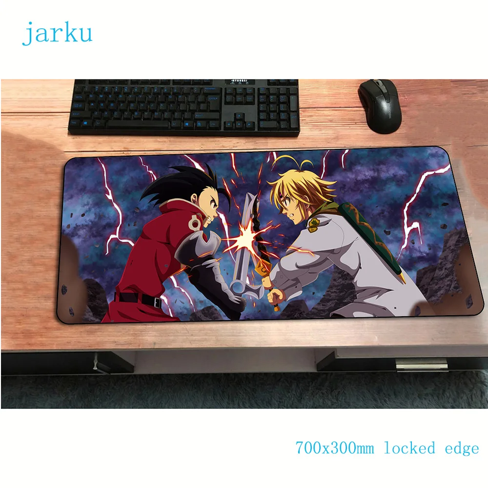 Коврик для мыши nanatsu no taizai 700x300x2 мм игровой коврик Аниме персональный офисный