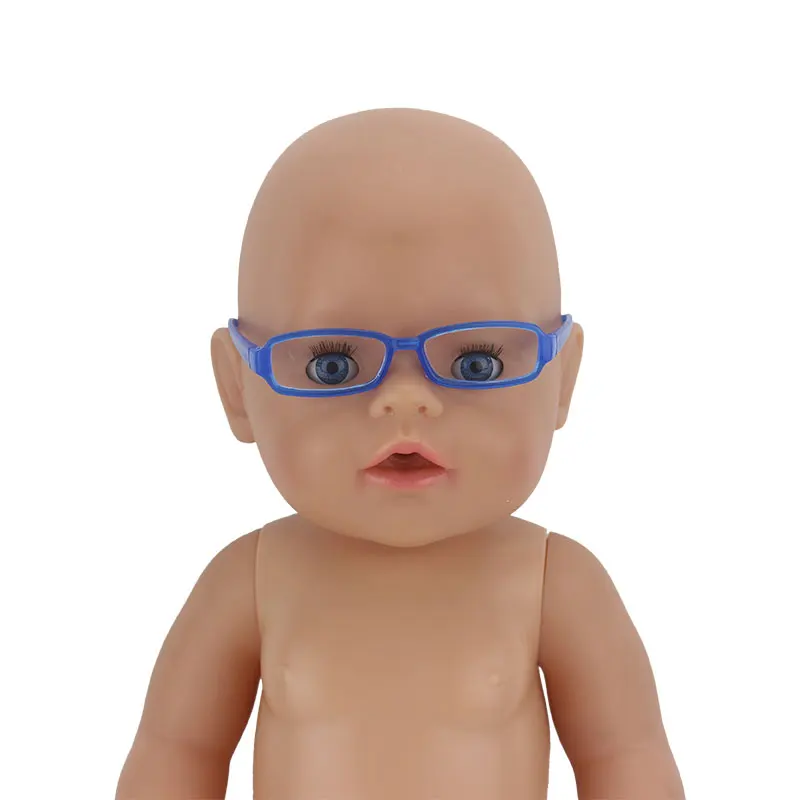 04 Новые очки подходят для кукол 43 см Детские аксессуары Reborn - Цвет: 04