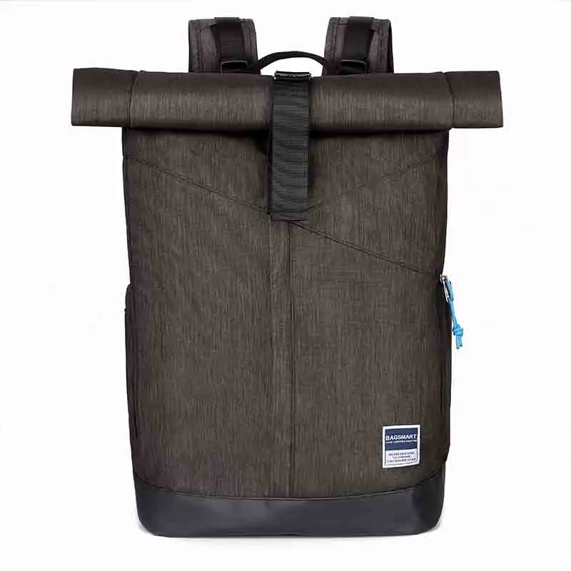 BAGSMART Новая мода Большой ёмкость 15,6 дюймов ноутбук школьный рюкзак водостойкий легкий компьютер - Цвет: Black