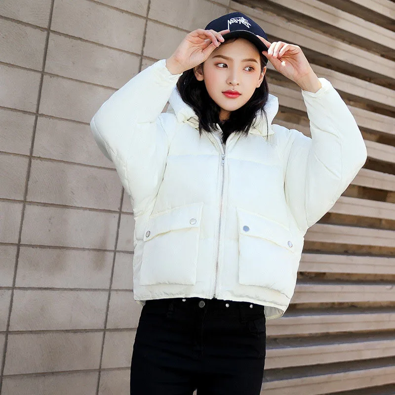 

Winter Pattern Short Paragraph. Self-cultivation Thickening Small Cotton-padded Jacket Woman Serve Loose Down Cotton Woman40