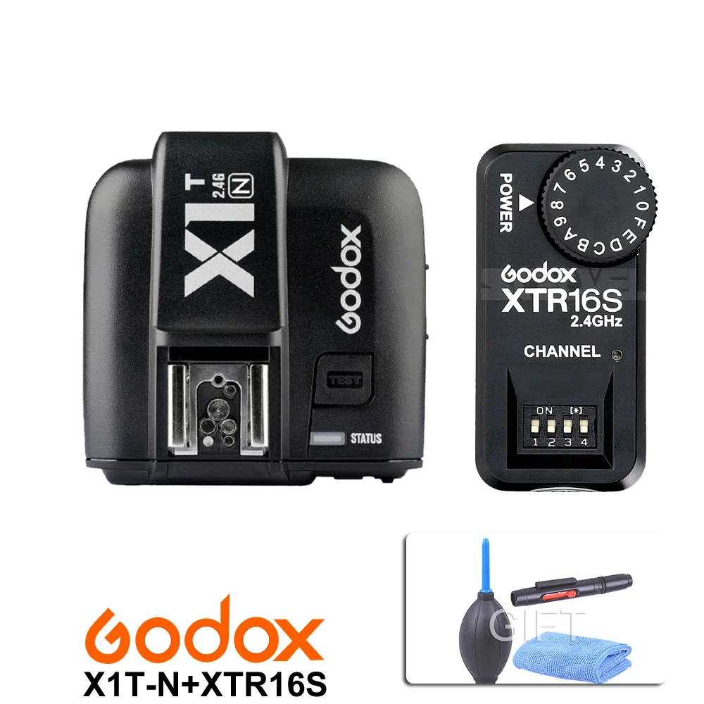 Беспроводной триггер Godox X1T N TTL 2 4G для Nikon + приемник вспышки V850 V860C V860IIC V860N XTR 16S V850II