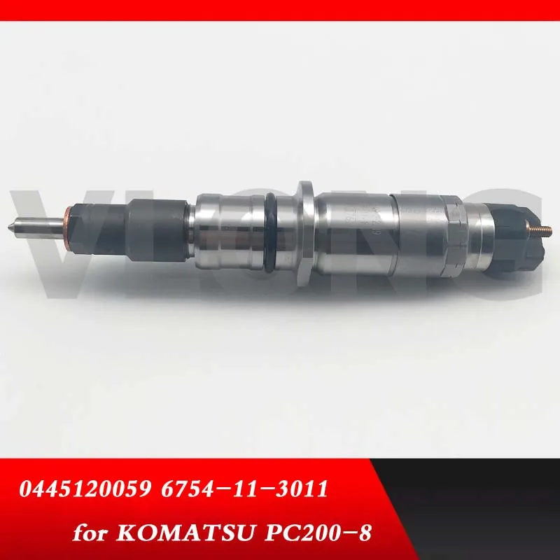 Diesel common rail fuel injector 0445120059 0445120231 for Dongfeng Cummins Ko/matsu excavator EUR-3 3976372 PC200/220/240-8 | Автомобили