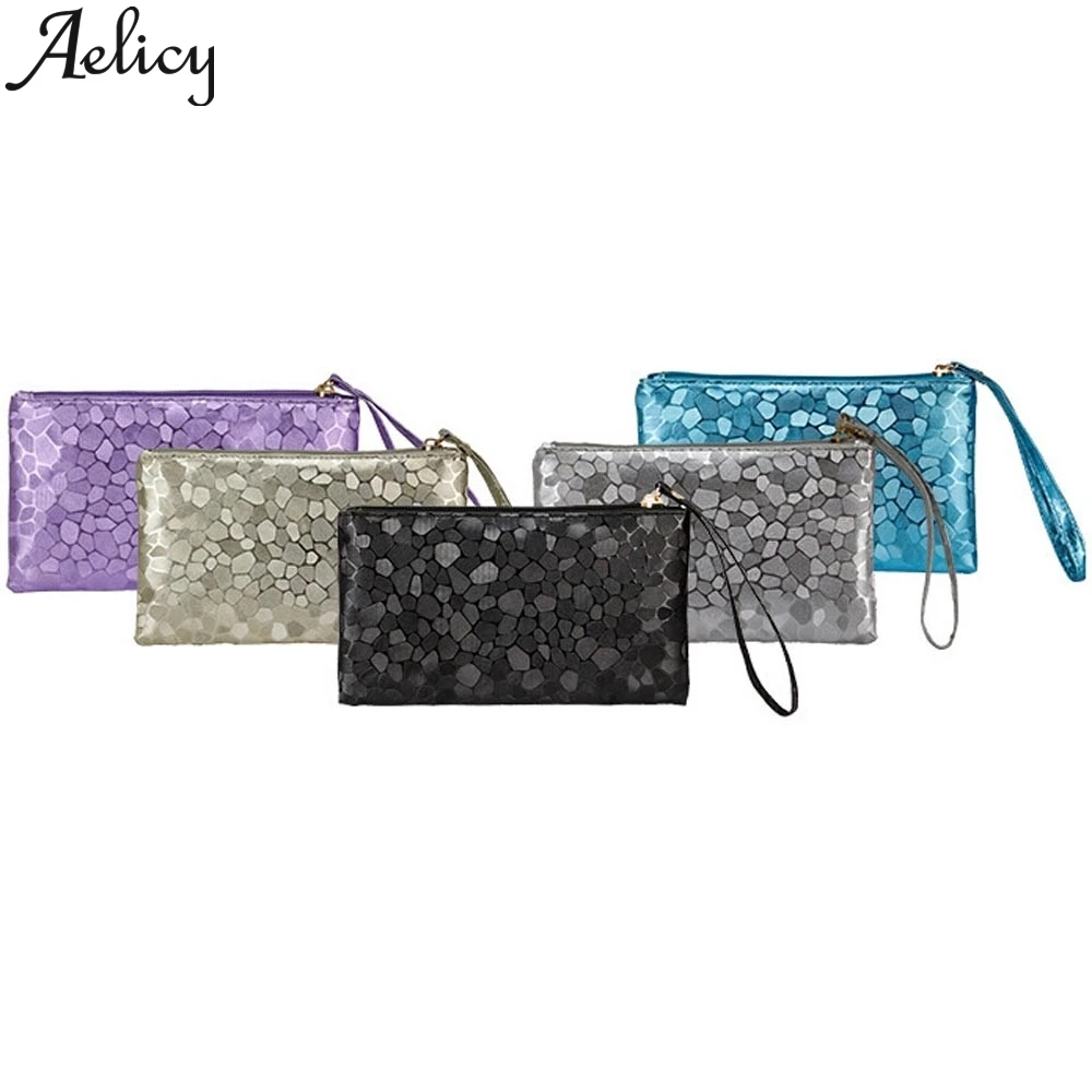 Женский кошелек для монет Aelicy 2020 клатч на молнии с нулевой отделением квадратная