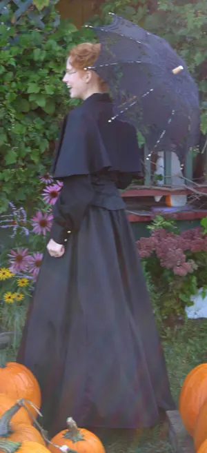 История! Платье викторианской эпохи черного цвета на заказ 1860-х годов Гражданской войны Платье Скарлетт Театральный костюм Хэллоуин Ренессанс V-481.