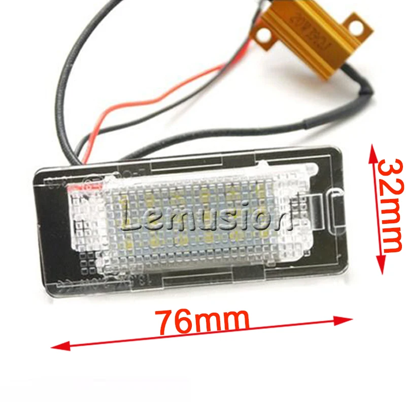 1 пара Автомобильный светодиодный номерной знак светильник 12V SMD СВЕТОДИОДНЫЙ