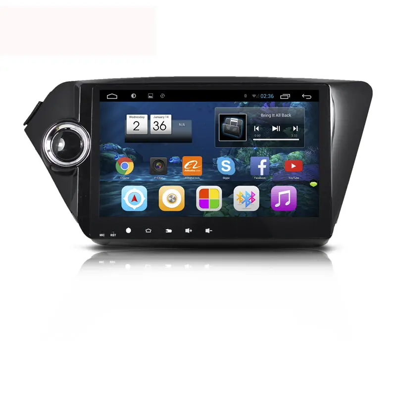 9 &quotАвтомобильный сенсорный экран Android GPS для Kia K2 2011-2015 HD емкостный GPS-навигатор