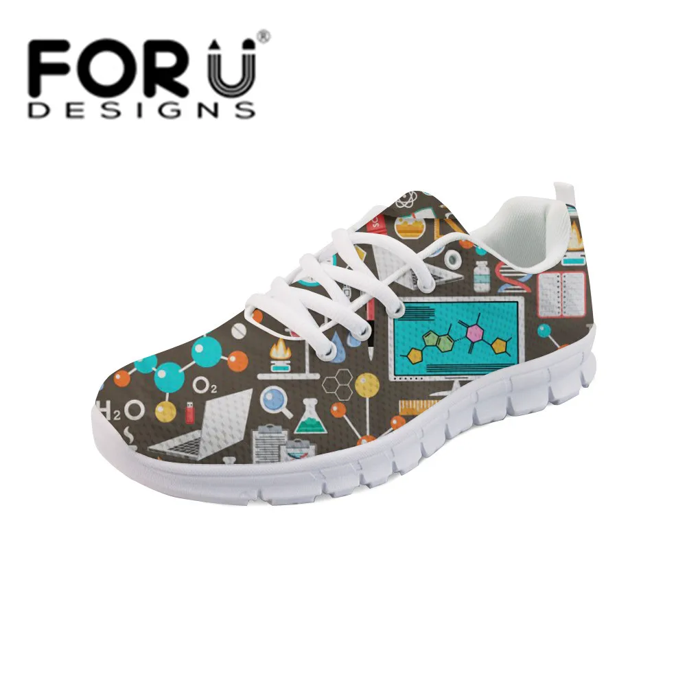 T1182AQ FORUDESIGNS/Женские повседневные кроссовки; модные женские туфли на плоской подошве с рисунком еды; удобные кроссовки на плоской подошве со шнуровкой; Прямая поставка - Цвет: T1182AQ
