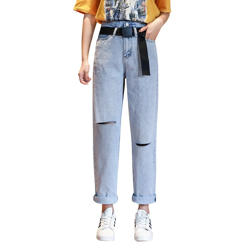 Ковбойская серия 2019 г. легкие дырки джинсы прямо канистра девять частей брюшные