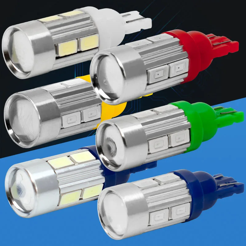 4 шт. T10 194 192 921 супер яркие 10 SMD 5630 5730 Светодиодные Автомобильные парковочные огни