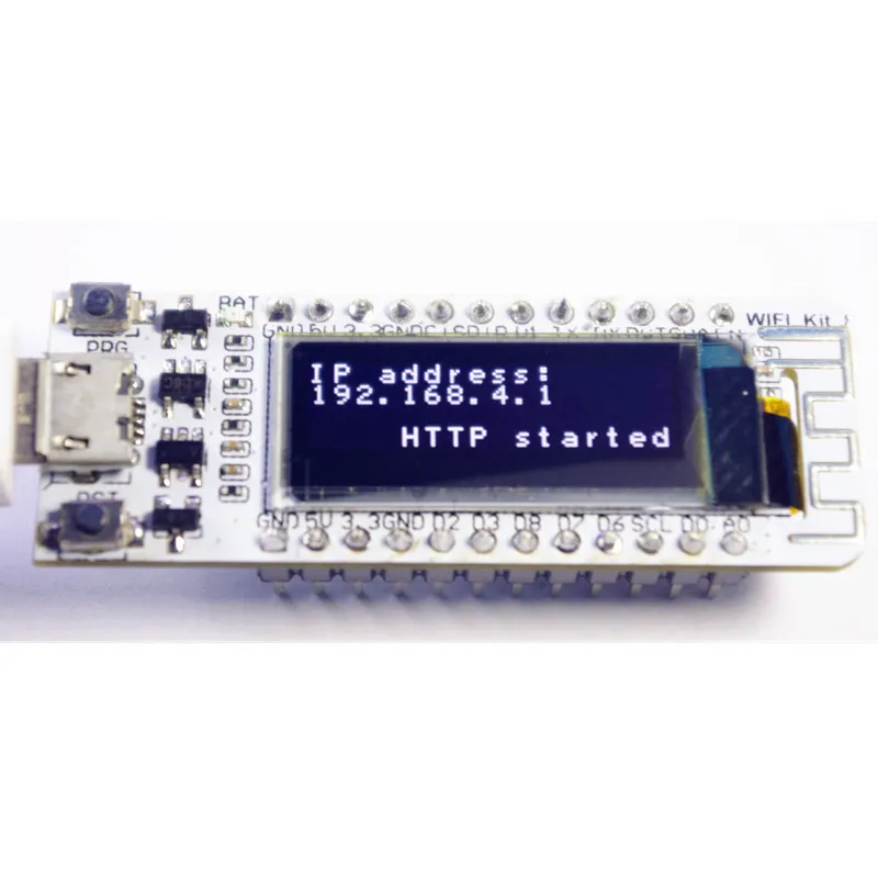 Плата для разработки Интернета ESP32 + ESP8266 Bluetooth Wi Fi OLED 0 96 дюйма модуль дисплея 32 м