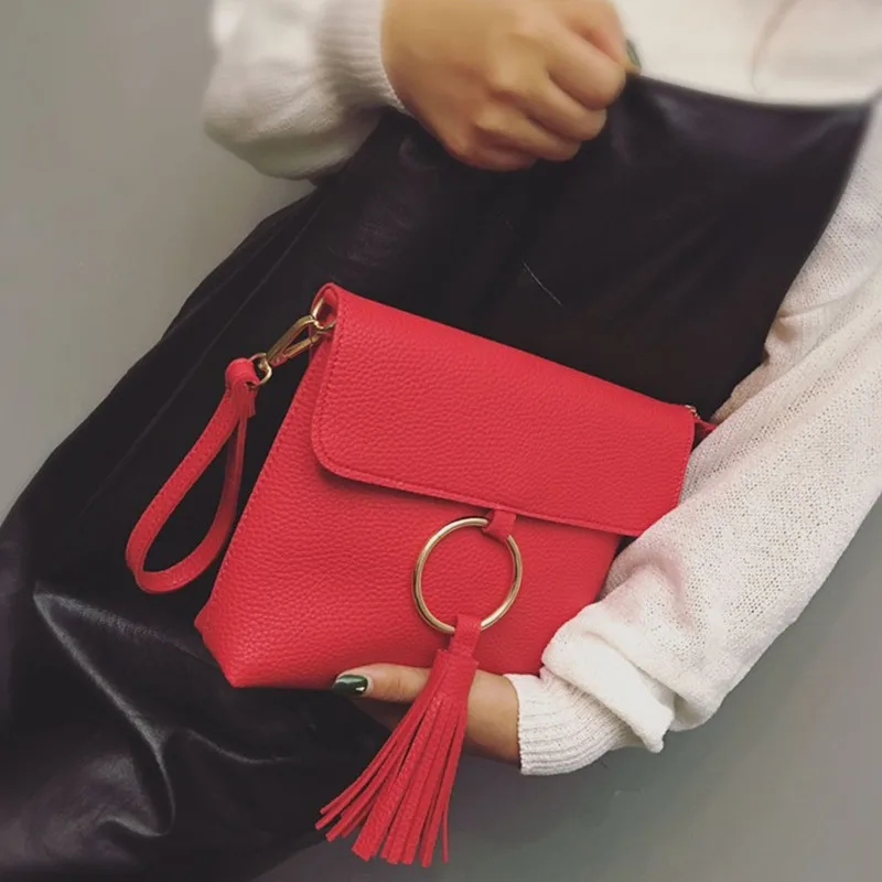 Сумка мессенджер женская красная с кисточками|designer women bag|fashion bagswomen bag |