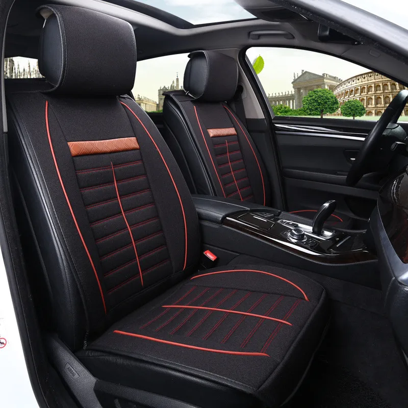 Хлопок белье сиденья для Nissan GTR 370Z патруль NV200 Паладин пикап Versa sentra Altima Bluebird 5