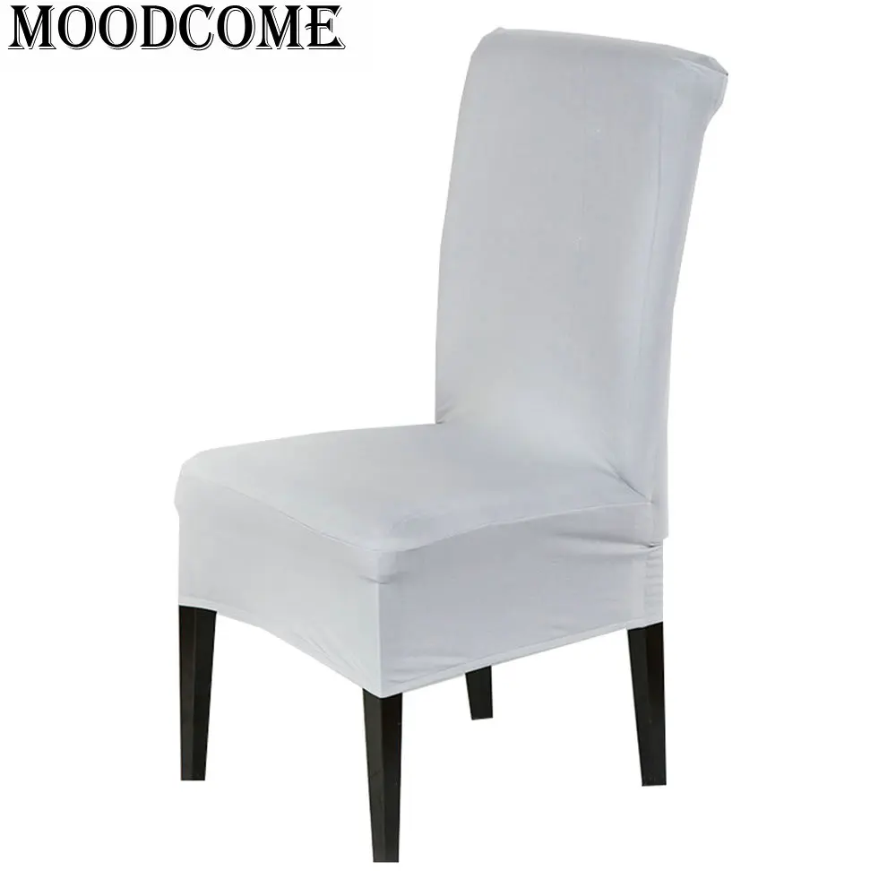 Спандекс домашний декоративный черный чехол на стул для столовой|black chair covers|chair