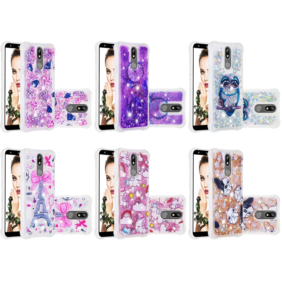 Роскошный антидетонационный блестящий чехол с сияющими блестками из