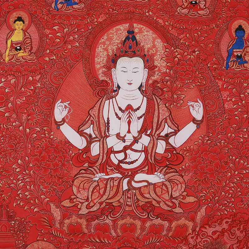 Thangka в этническом стиле, декоративная живопись, гостиная, настенные украшения, живопись, особенности тибетской культуры, картины