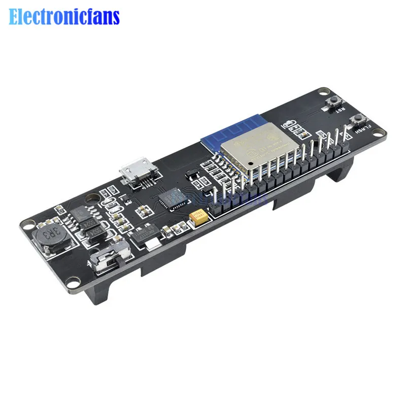 Для WeMos D1 ESP8266 Mini WiFi беспроводной модуль Nodemcu 18650 плата разработки батареи Esp Wroom 02