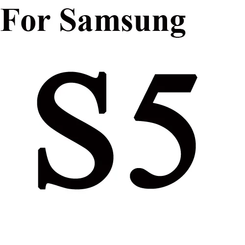 For S5 RONICAN закаленное стекло для samsung Galaxy S6 S5 S4 S3 J3 J5 J7 J1 mini Grand Prime Защитная пленка для экрана - Цвет: For S5