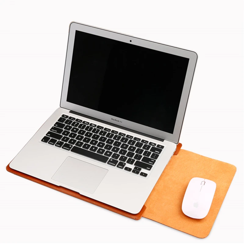 Роскошная сумка для ноутбука из искусственной кожи Macbook Air 13 чехол 11 Retina 12 Pro