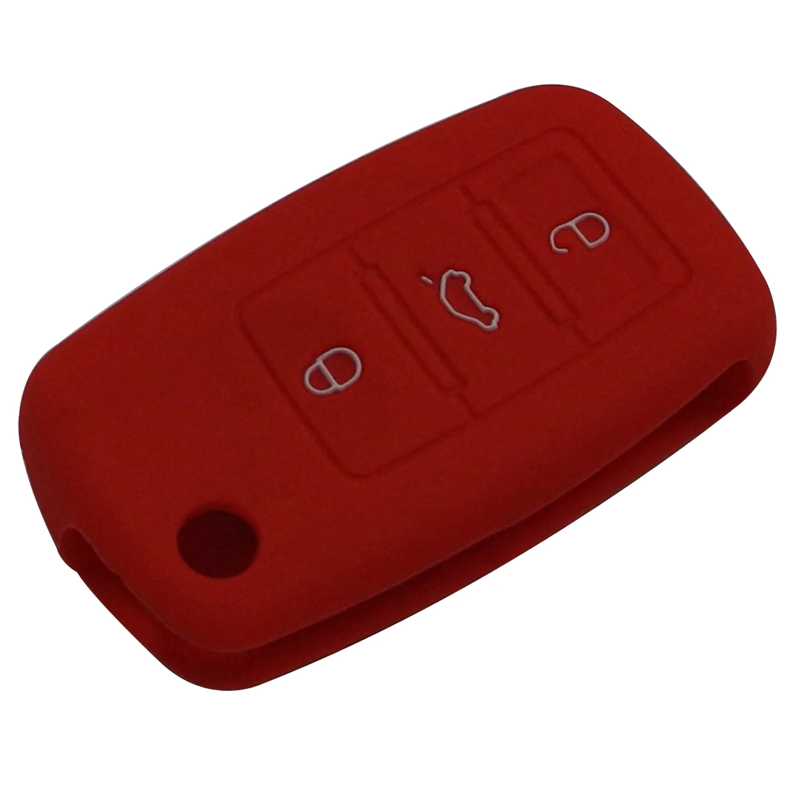 Чехол для автомобильного ключа jingyuqin чехол VW Golf Bora Jetta POLO GOLF Passat Skoda Octavia A5 Fabia SEAT Ibiza