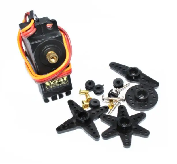 10 шт./лот MG995 55 г сервоприводы цифровой металла Шестерни rc car робот Servo|Детали и