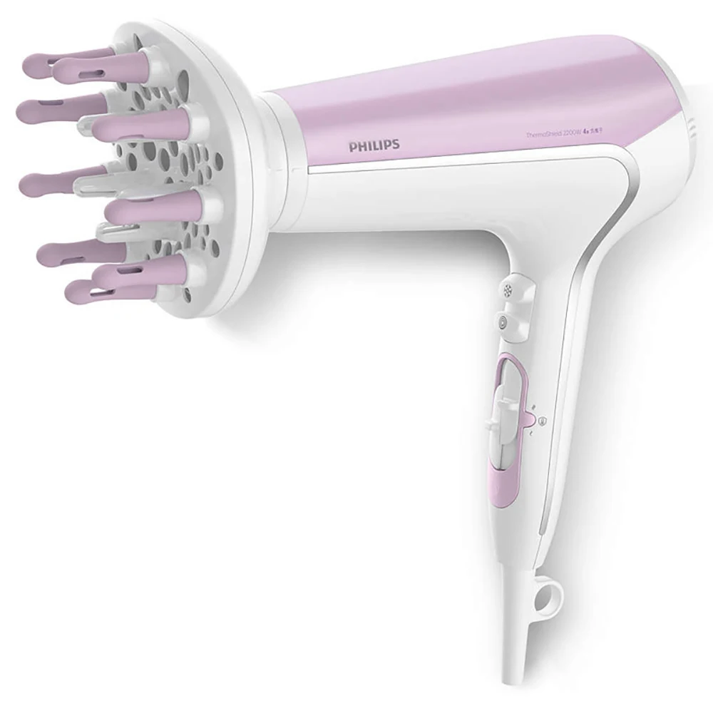 PHILIPS Фен BHD278/75 с 2200 Вт высокой мощности 3 скорости урбо ускорение быстрая сушка для