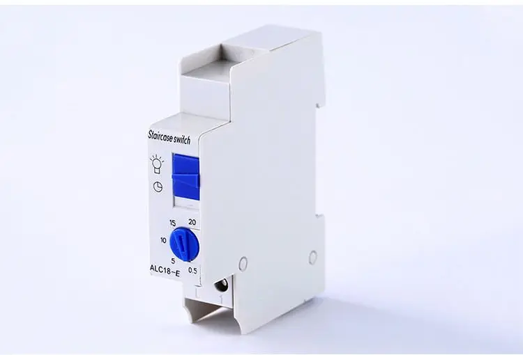 Тип ALC18-E 220-240VAC 50-60 Гц 20 минут 0,5 Минимальная установка DIN освещение рельсов задержка лестница таймер переключатель времени