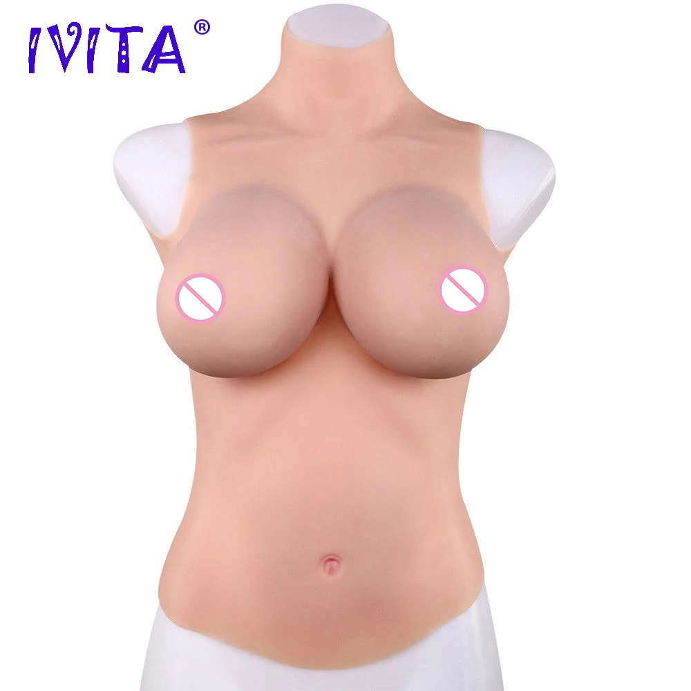 Реалистичная силиконовая форма груди IVITA s искусственные для трансвеститов