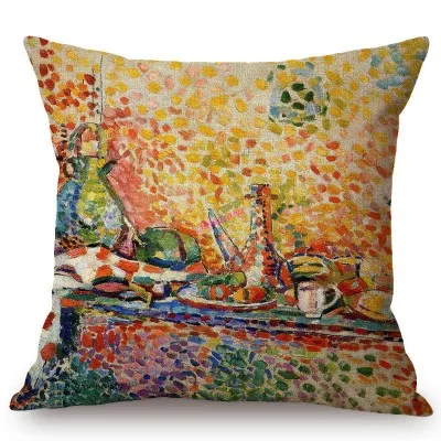 Henri Matisse мастерски танцовщица со шляпой радость жизни украшение дома Художественный Диванный чехол для подушки льняная наволочка