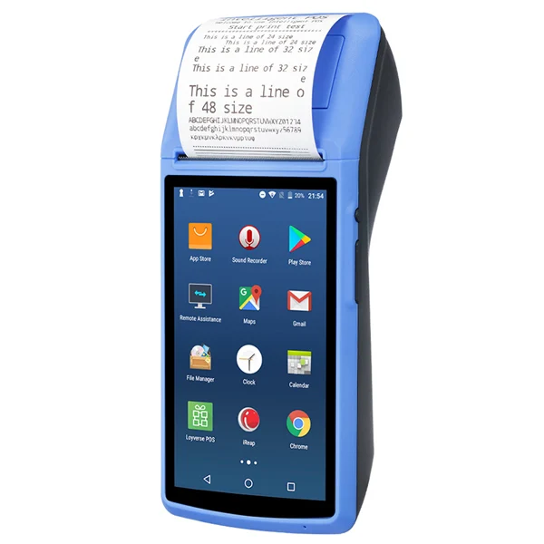 Standard Version IssyzonePOS чековый принтер 58 мм сенсорный экран PDA Android 6,0 ручной pos-терминал PDA wifi Bluetooth 3g PDA поддержка OTG - Цвет: Standard Version