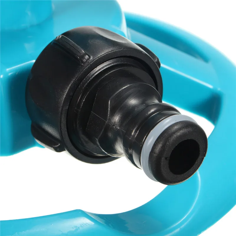 

Blue Garden Sprinklers Water Durable Rotary Three Arm Water Sprinkler 360 Degree Automatic Rotating Water Sprinkler System