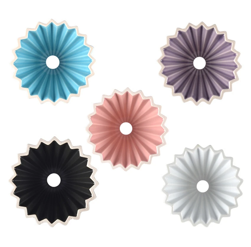 Цветы керамическая кофейная чашка эспрессо Кофейная фильтровальная оригами