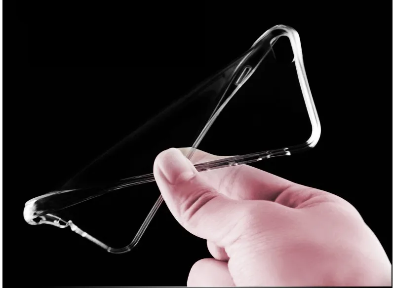 Роскошный мягкий прозрачный ТПУ чехол для телефона iPhone 7 силиконовый 360 Защитный 6