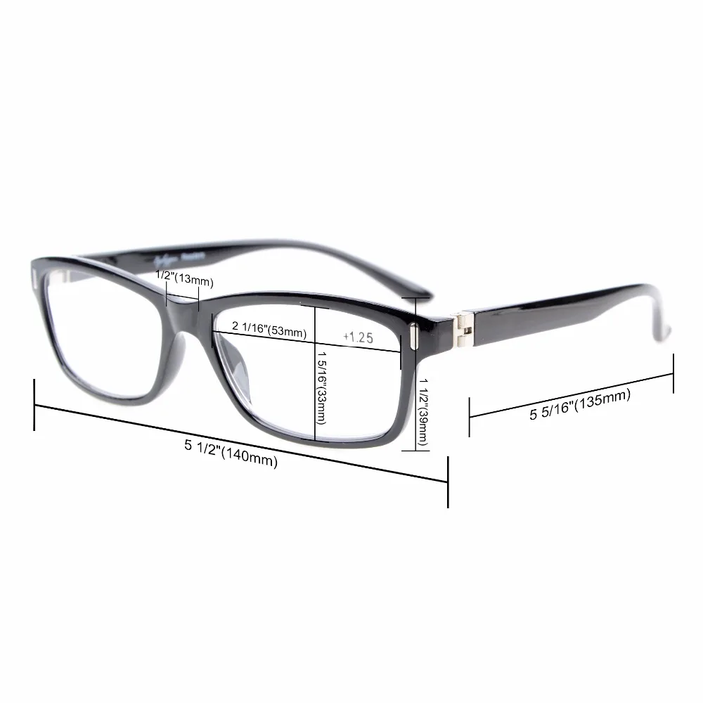 R119 Eyekepper уникальный 180 градусов весной петли Мужские Женские Очки для чтения