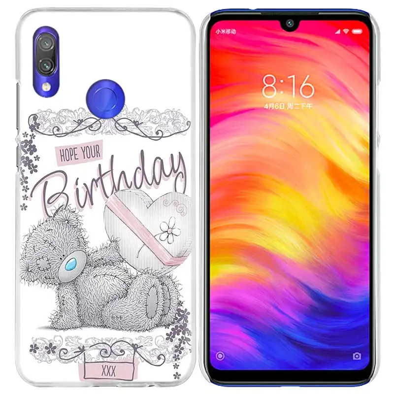 Чехол для телефона Teddy Me To You Bear для Xiao mi Red mi Go Note 7 6 6A Pro S2 5 5A 4X mi A1 A2 9 mi x 3 5G 8 lite Play F1 - Цвет: 02